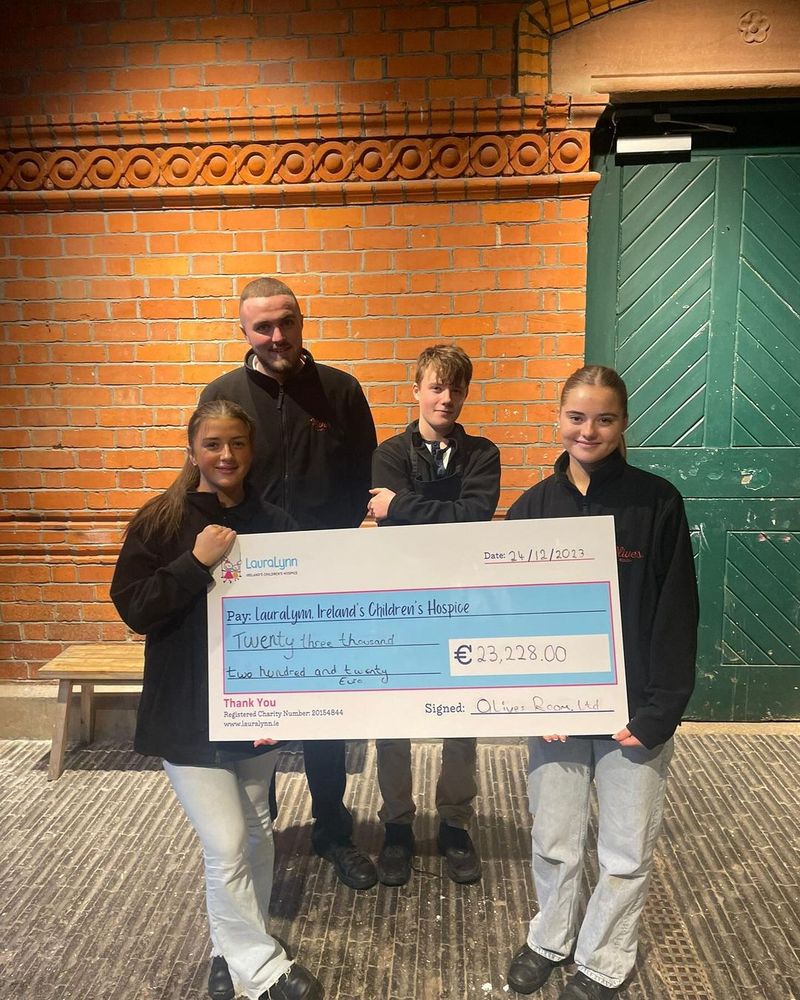 Olive's Room and Team Santa Raise €23k for Laura Lynn